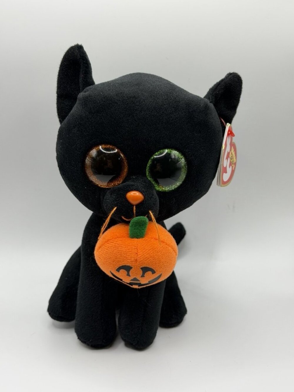 Ty Beanie Boo Shadow the Cat Plush 6" Stuffed Animal Halloween w/ Tags